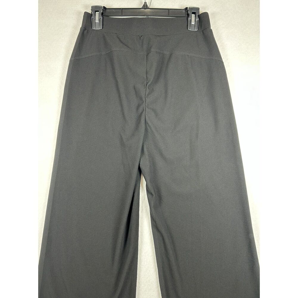 Halara Flex MicroWaffle Wide Leg Work Pants – Black, Size (M Petite) NWT - Picture 9 of 9